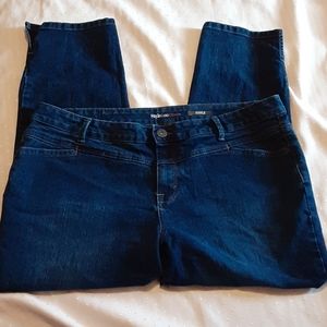 Womens 18W Ankle Cut Jeans